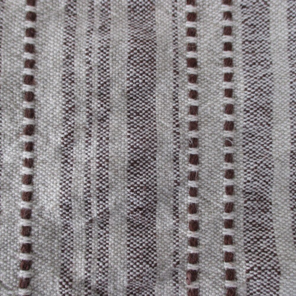 CRATE & BARREL STRIPED LINEN PILLOW COVER - Picture 8 of 14